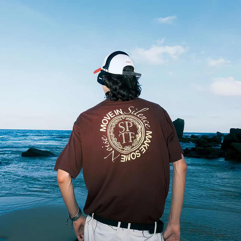 SUPERTOFU学院风图案短袖T恤