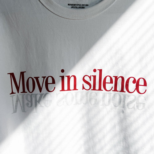 SUPERTOFU透视印花短袖T恤