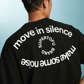 清仓特价 主题图案 SUPERTOFU眼型图案 品牌经典 复刻 短袖 T恤