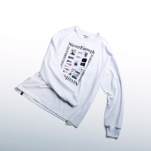 品牌唛头组合图案 AW24 数码 印花 T恤 SUPERTOFU 长袖 SPTF