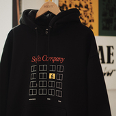 SPTF AW24 舒服公司 SUPERTOFU 爵士剪影图案 加绒连帽卫衣