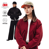 新雪丽3M棉飞行夹克外套SS26 防寒保暖 SUPERTOFU毛领翻领 可立领