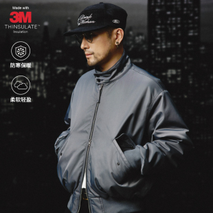 保暖3M棉外套夹克 SUPERTOFU 高密度尼龙 bomber AW25 立领哈灵顿