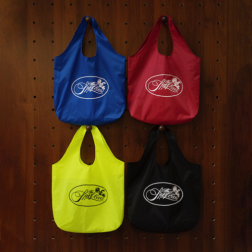 SUPERTOFU 经典复古LOGO图案 轻便易收纳 超薄款 尼龙购物袋