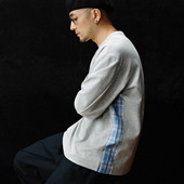 T恤 SUPERTOFU AW25 抗皱新疆棉 复古休闲质感长袖 侧缝拼接衬衫 布