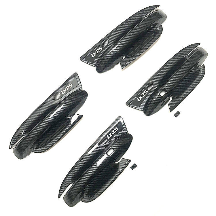 20-24款北京现代ix25门碗拉手贴汽车把手专用改装饰配件用品亮贴