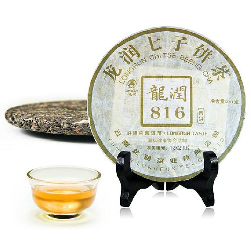 龙润茶2006年816生茶357g