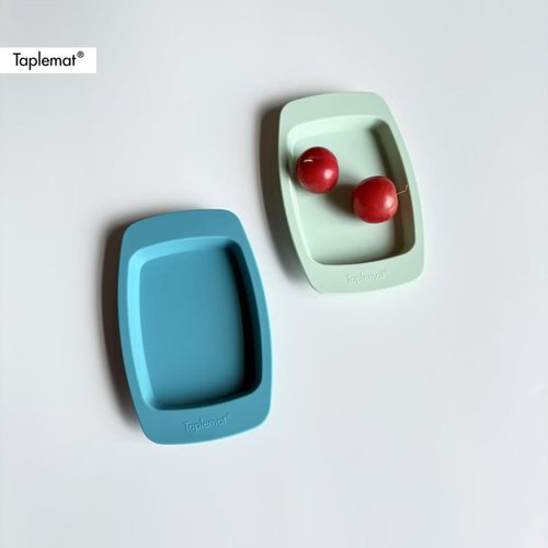 Taplemat硅胶餐碟吐骨碟家用食品级纯色果皮骨头盘耐高温柔软静音