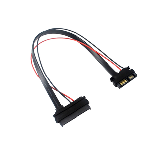 笔记本光驱SILM-SATA13PIN公转SATA 7+15硬盘SSD供电数据线光驱位7+6转7+15pinSATASATA光驱转台式机13P转22P