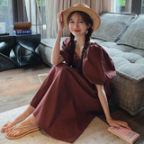 2023夏季新款中长款显瘦A字裙连衣裙225-23082-P115（控168），女装连衣裙，浙宝225