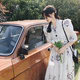 2023夏季新款印花时尚连衣裙大摆裙225-6630-P115（控168），女装连衣裙，浙宝225