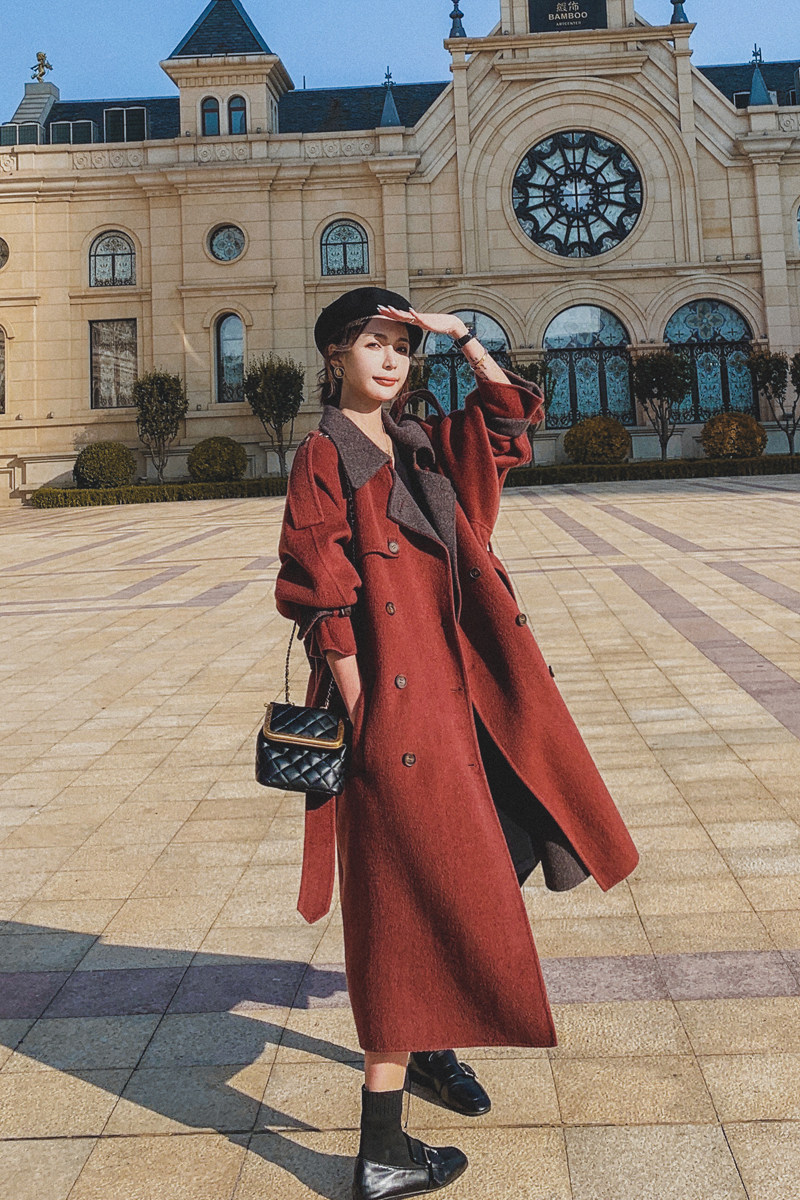 已出货2022冬季新款毛呢大衣225-9928-P185（控258）,女装毛呢外套,浙宝225