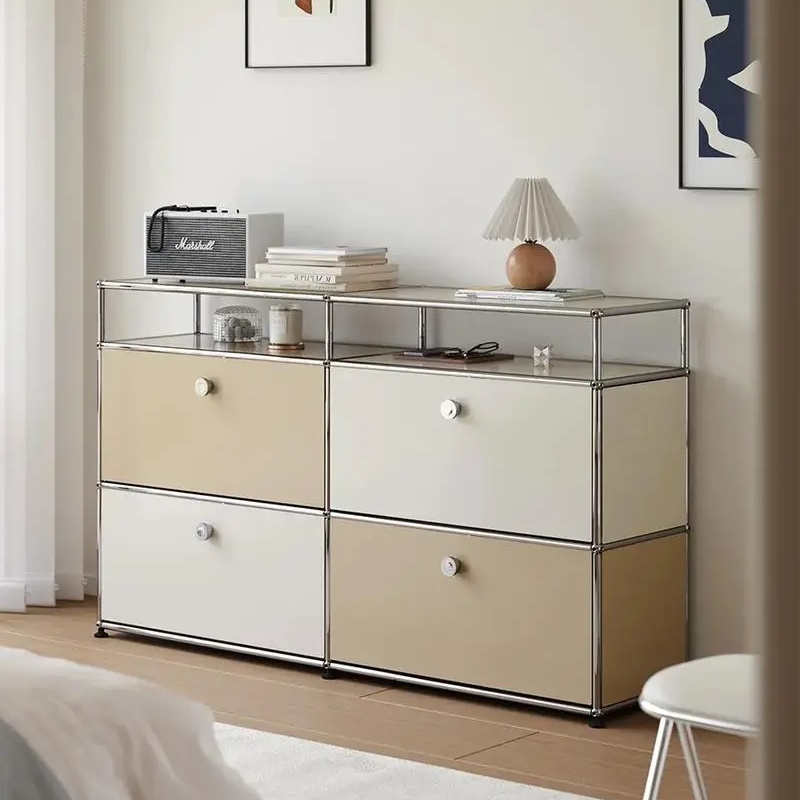 不锈钢模块餐边柜USM收纳柜