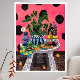 ins小众墙壁装饰挂毯马蒂斯梵高北欧宿舍背景布床头卧室背景挂布