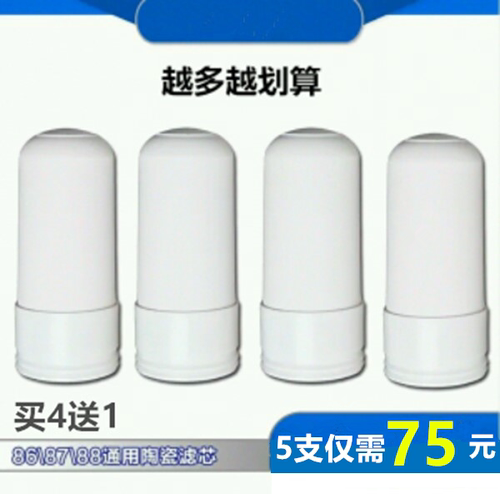 乐淘水水龙头净水器陶瓷滤芯