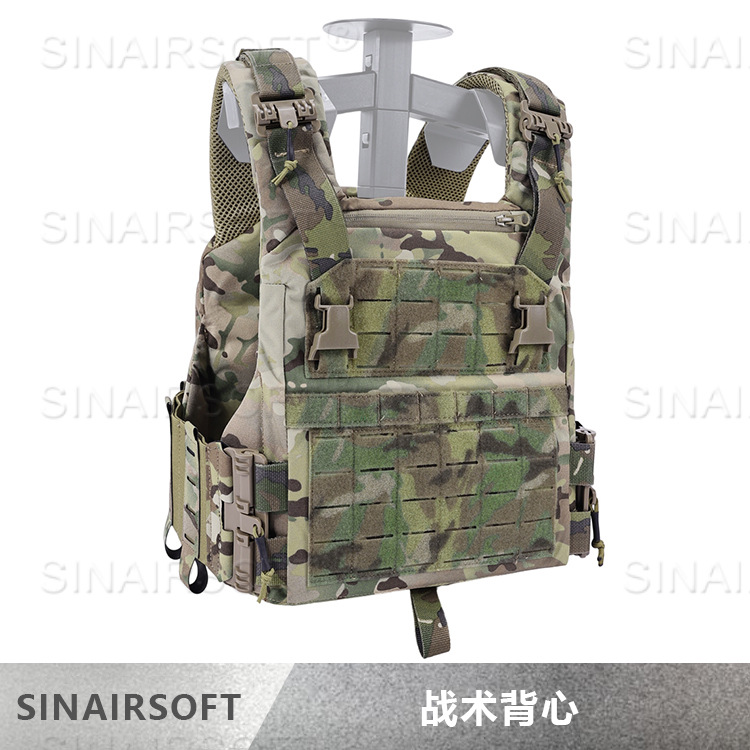 亚马逊 跨境K19尼龙战术背心户外拓展真人CS作训防护马甲透气快