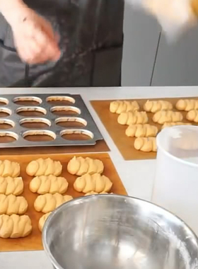 韩国烘焙模具迷你达克瓦兹模具12 16连Dacquoise mould免费视频