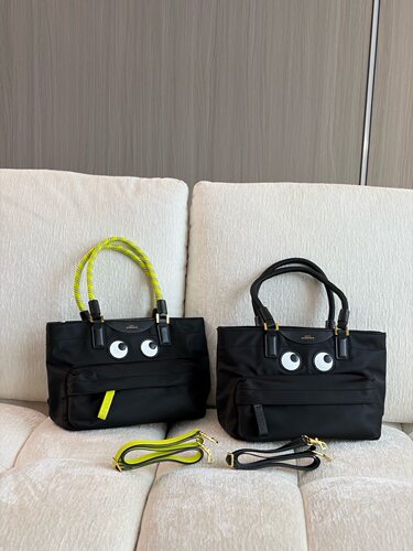 anya 英国小众安雅 通勤托特包 大眼睛Nylon tote 手提包简约