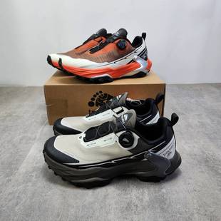 Traceable大脚丫旋转双纽扣男女全地形防滑户外登山徒步越野跑鞋