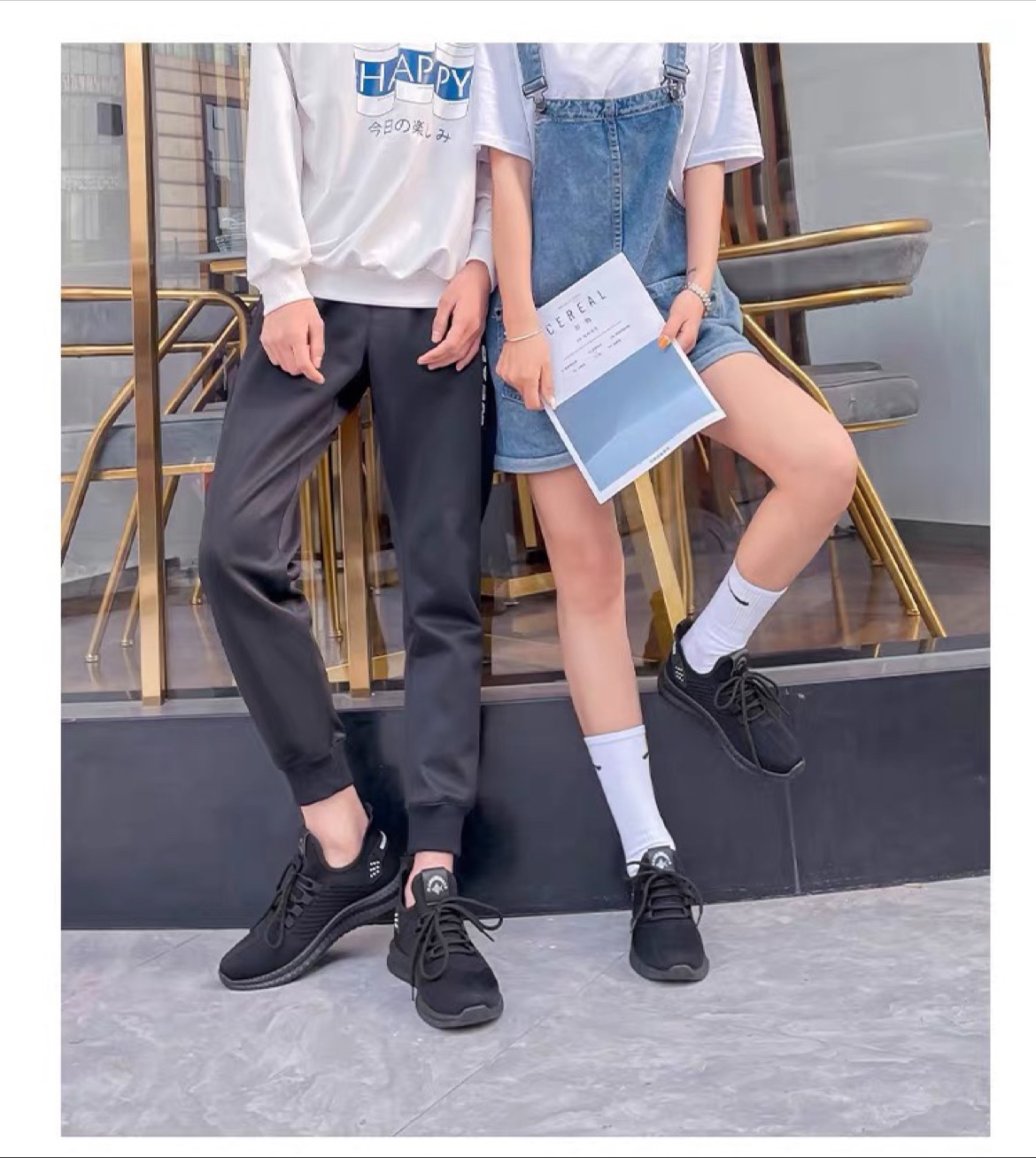 麦卡伦鲨鱼鞋防溅水防滑耐磨休闲鞋飞织轻便透气防臭运动鞋夏春秋