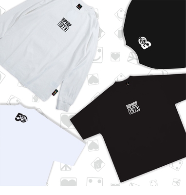 KeepingGear|HipHop1973短袖长袖黑白嘻哈街舞popping领口locking