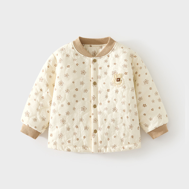 【三折专柜】品牌折扣店宝宝加厚夹棉保暖内穿120克秋冬棉袄上衣