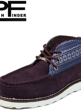 春夏PF男靴短靴真皮马丁靴工装靴男磨砂皮高帮鞋男牛仔靴子 11410