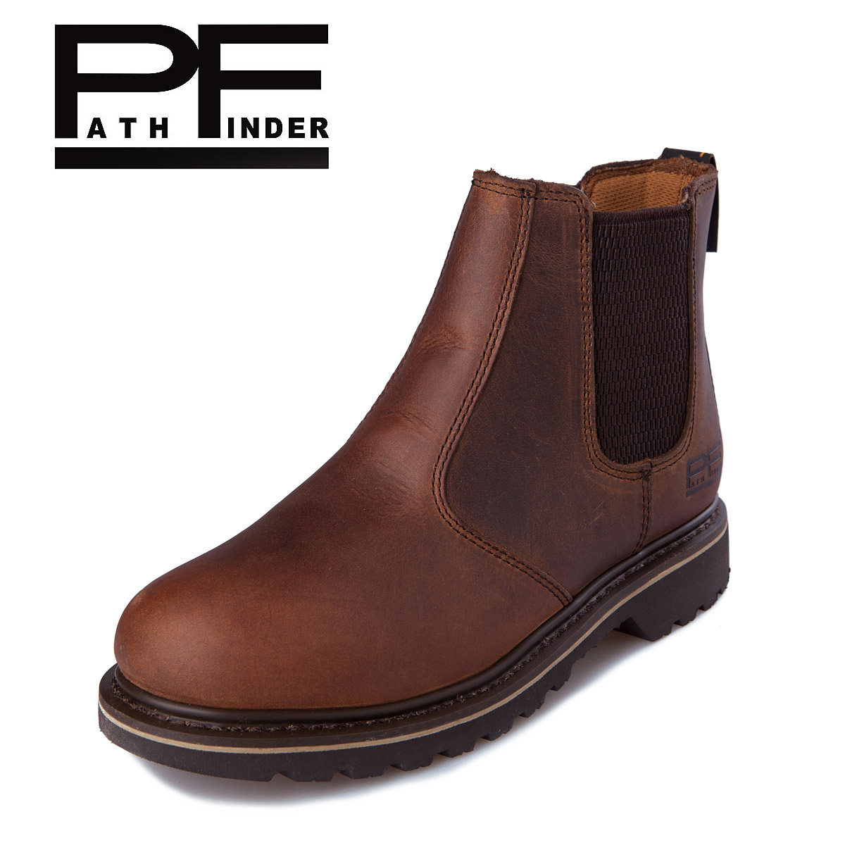 春季真皮短筒户外切尔西靴