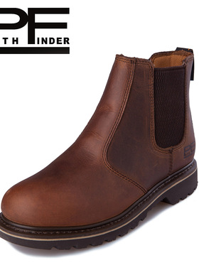 春夏PF男靴真皮马丁靴男切尔西靴短筒工装靴牛仔靴短靴户外靴5613