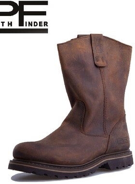 春夏PF男靴中筒靴马丁靴牛仔靴机车靴工装靴户外靴男复古情侣8908