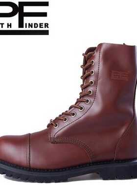 春夏PF男靴潮靴马丁靴真皮牛仔靴女靴工装靴男户外靴中筒靴 5808