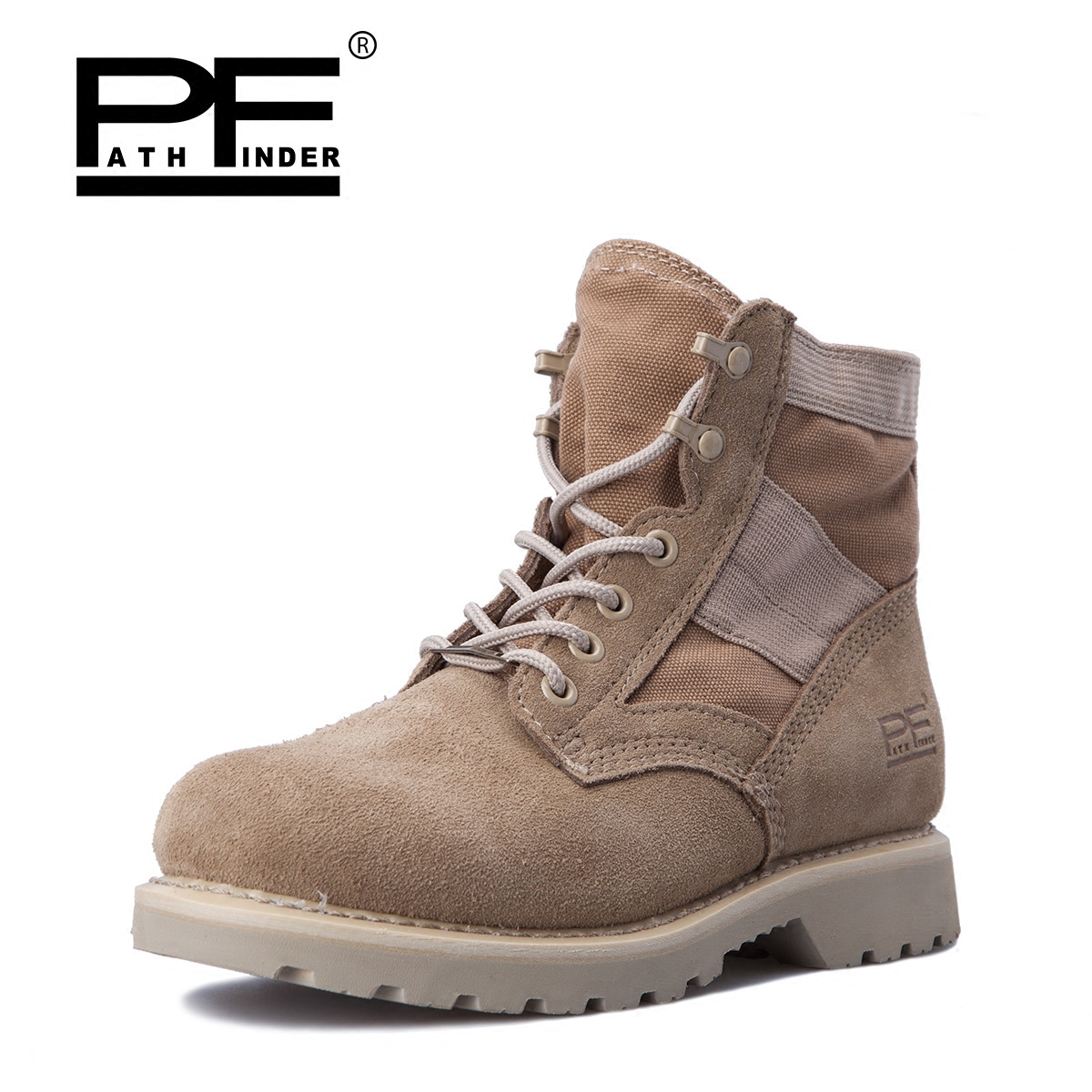 春夏PF男靴短靴真皮马丁靴男户外靴短筒沙漠靴男磨砂情侣靴固特异