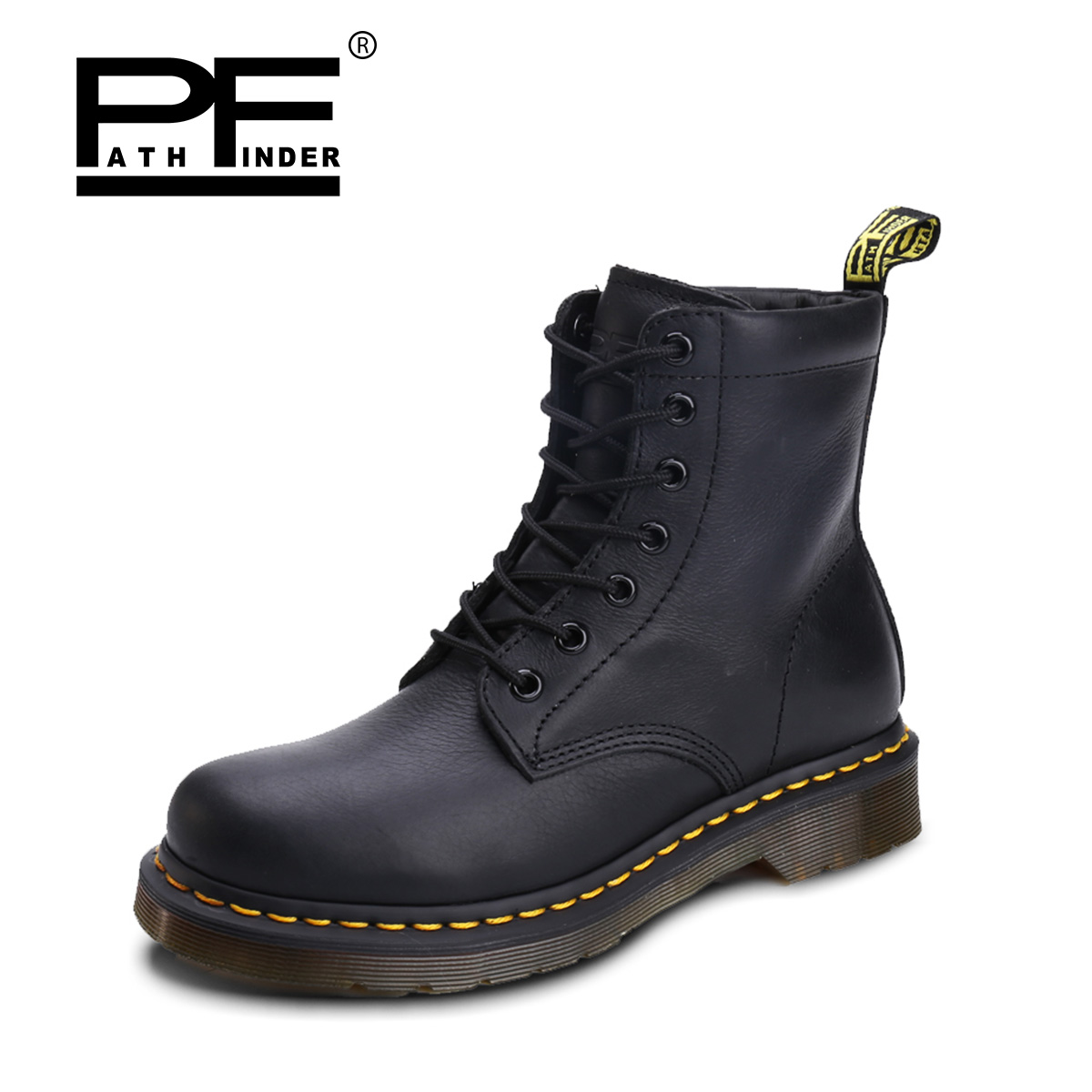 真皮英伦7孔高帮鞋女鞋