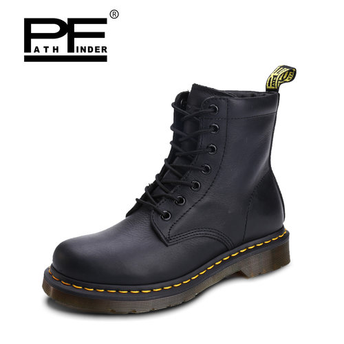 真皮英伦7孔高帮鞋女鞋