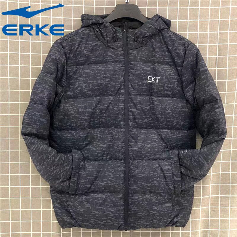 男羽绒服鸿星尔克保暖