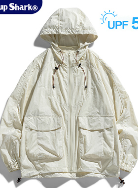 Wassup Shark防晒衣外套男女夏季冰丝薄款防紫外线户外骑行防晒服