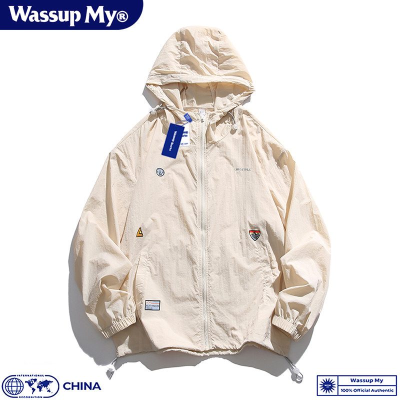 Wassup My山系情侣防晒衣男夏季凉感皮肤衣速干运动情侣外套薄款