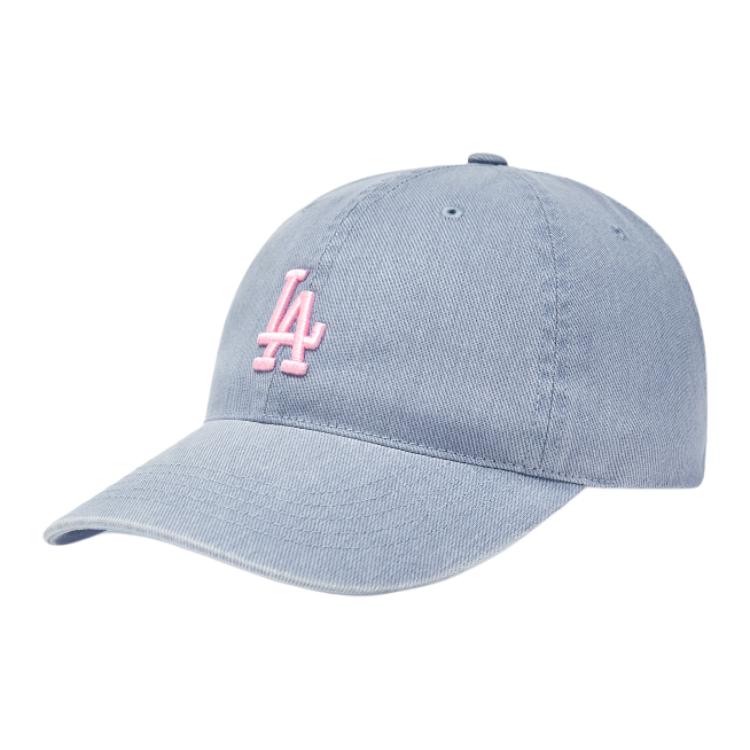韩国正品mlb棒球帽子防晒帽LA字母韩版水洗做旧遮阳帽鸭舌帽男女