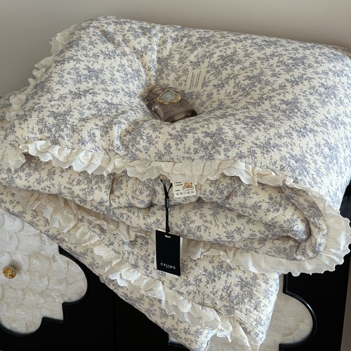 可机洗的全棉双层纱加厚保暖冬被