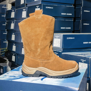 真皮骑士靴男款户外高筒靴大码工作靴复古蒙古马靴男士长筒靴子男