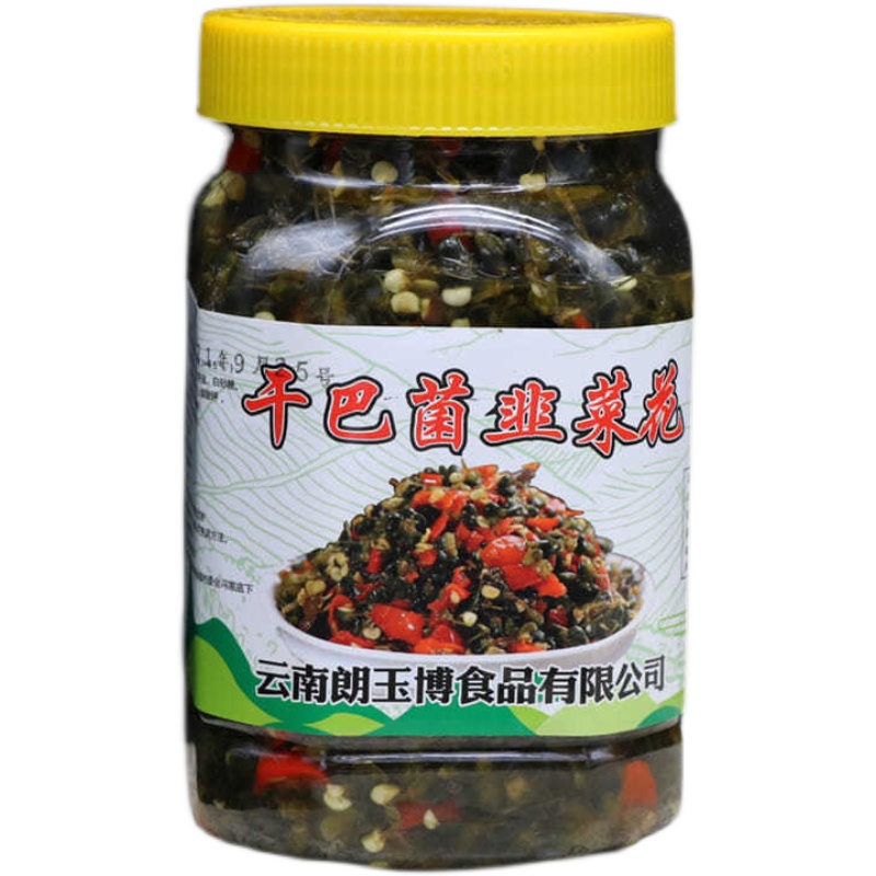 云南曲靖特产韭菜花500克 小米辣韭菜花腌制韭菜花下饭菜咸菜酱菜
