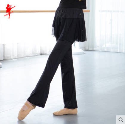 拉丁舞裙裤女 成人儿童少儿舞蹈裤子 交际舞服练功裤运动裤2903