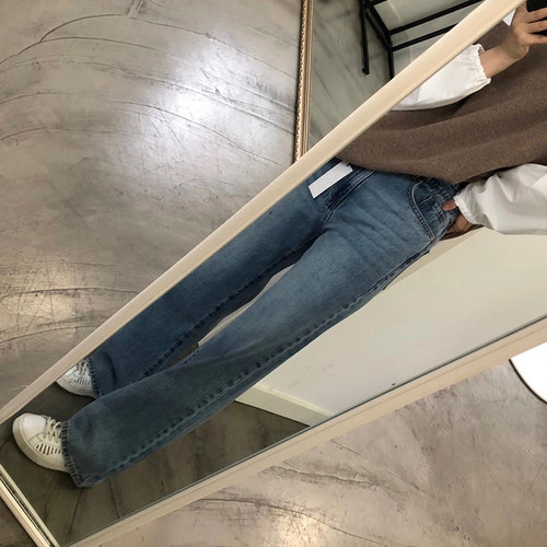 老爹裤长裤牛仔裤直筒