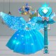 天使翅膀套装 儿童节万圣演出表演服儿童发光裙新年玩具送孩子礼物