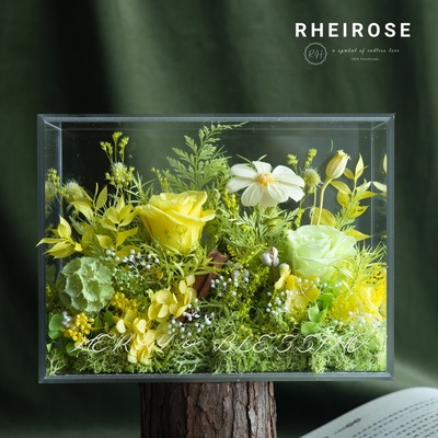 永生花玫瑰真花摆件高级感送女友