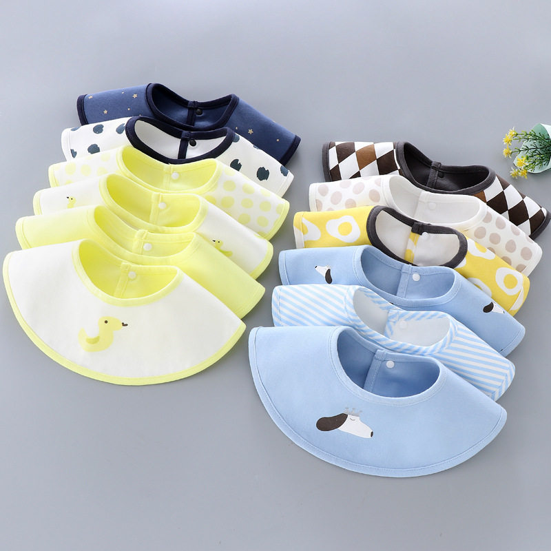 婴儿防水围嘴春夏双层棉毛薄款口水巾360°可旋转围嘴围兜吃饭兜,婴童用品,口水巾,淘宝优惠券,粉丝福利购,淘宝优惠卷