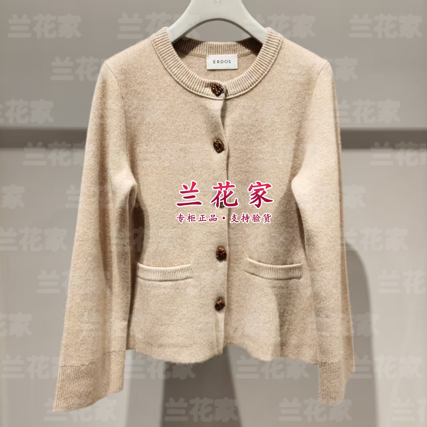 国内代购专柜正品2025秋冬款E256B0003 圆领双提女外套4490