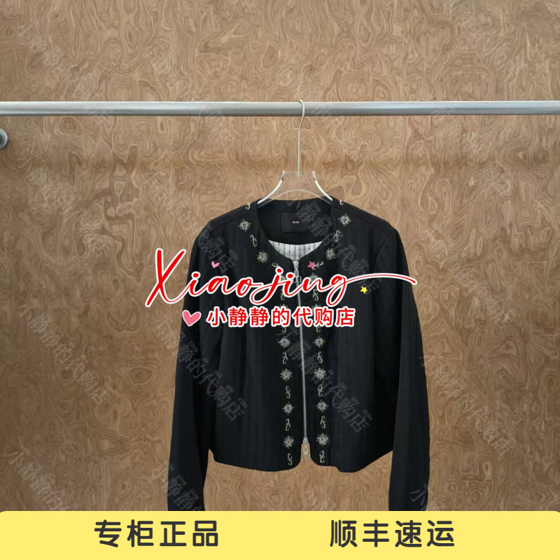ICE 专柜正品2026冬季刺绣小花绗棉外套26FWCT50-3080