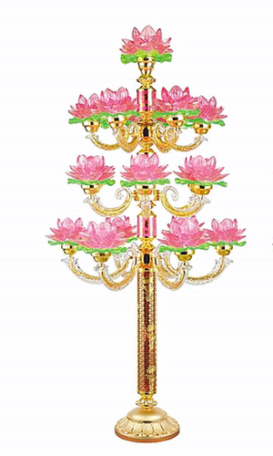 莲花灯供佛灯长明灯佛堂供灯