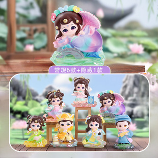 经典国潮盲盒白蛇传之西湖游记人物手办国风礼物桌面文创摆件女孩